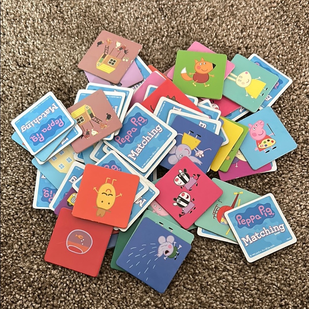 Peppa Pig Matching Game - Multicolor